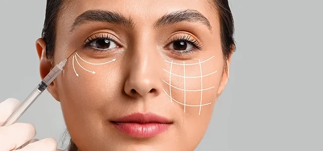 Hyaluron-Filler für Wangen und Jawline-Kontur